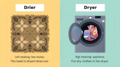 Drier or Dryer