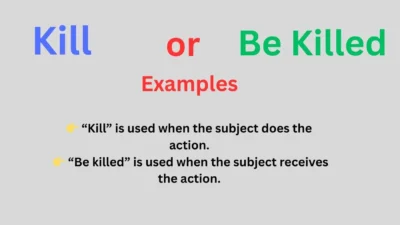 Kill or Be Killed