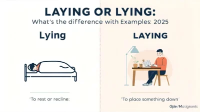 Laying or Lying