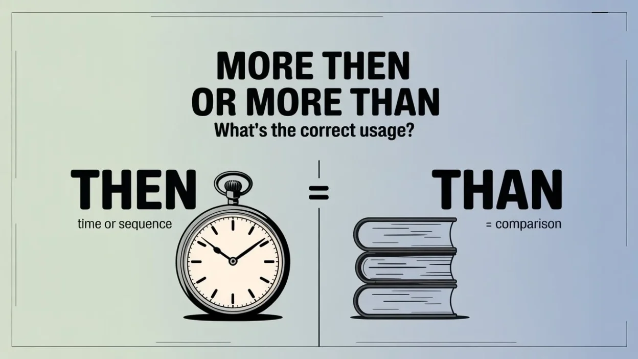 More Then or More Than