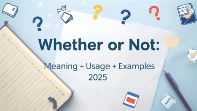 Whether or Not