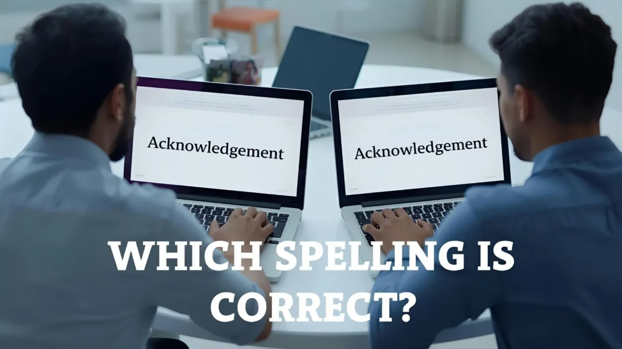 Acknowledgement or Acknowledgment
