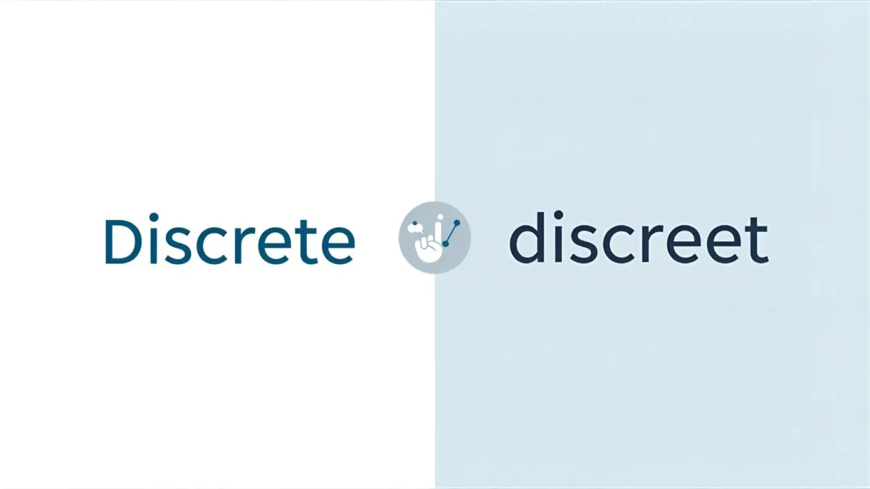 Discrete or Discreet