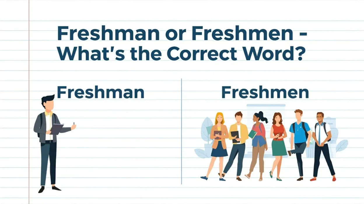 Freshman or Freshmen
