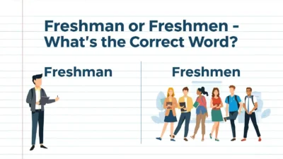 Freshman or Freshmen