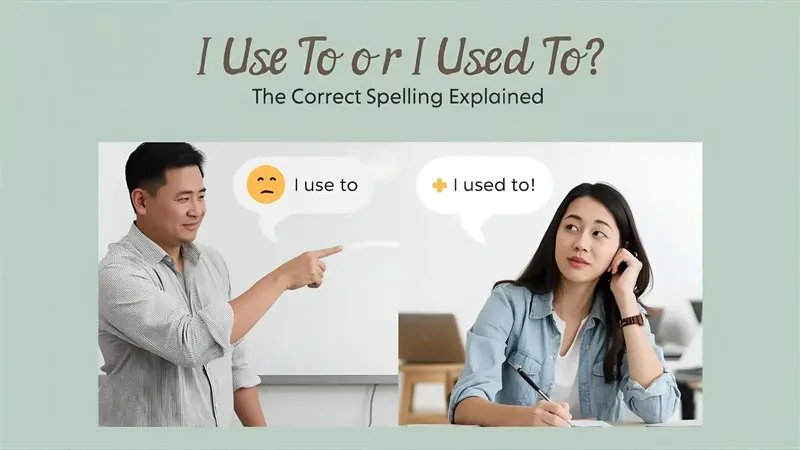 I Use To or I Used To