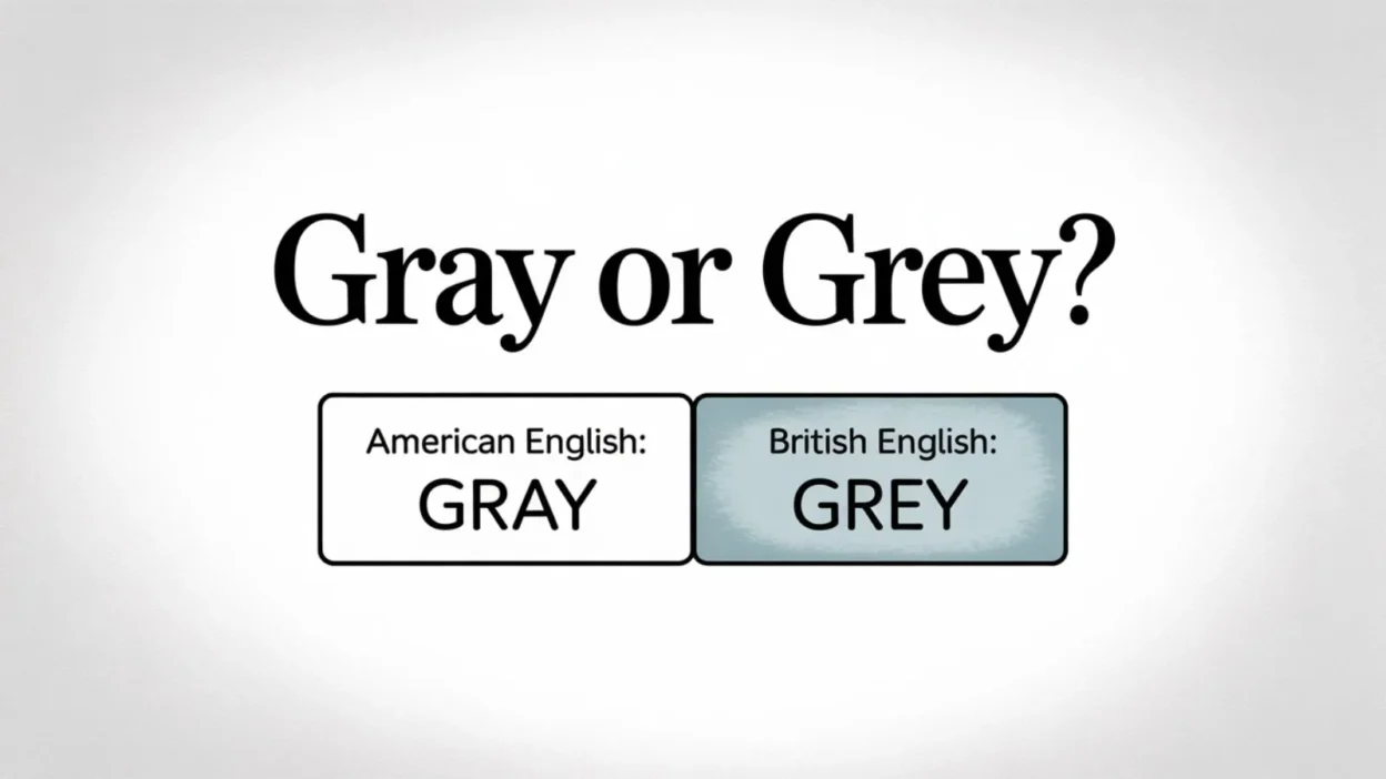 Is It Gray or Grey