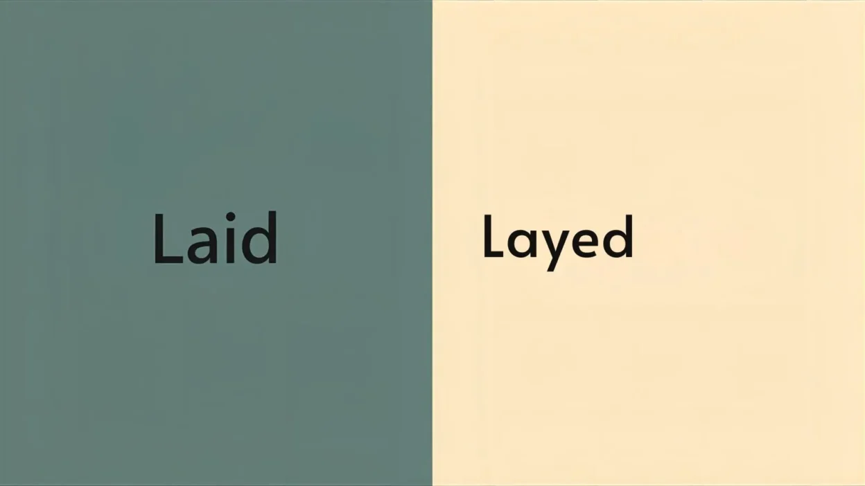 Laid or Layed