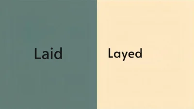 Laid or Layed
