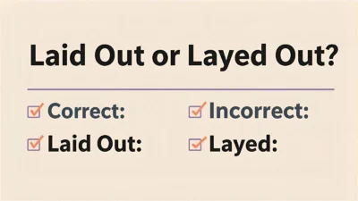 Laid Out or Layed Out