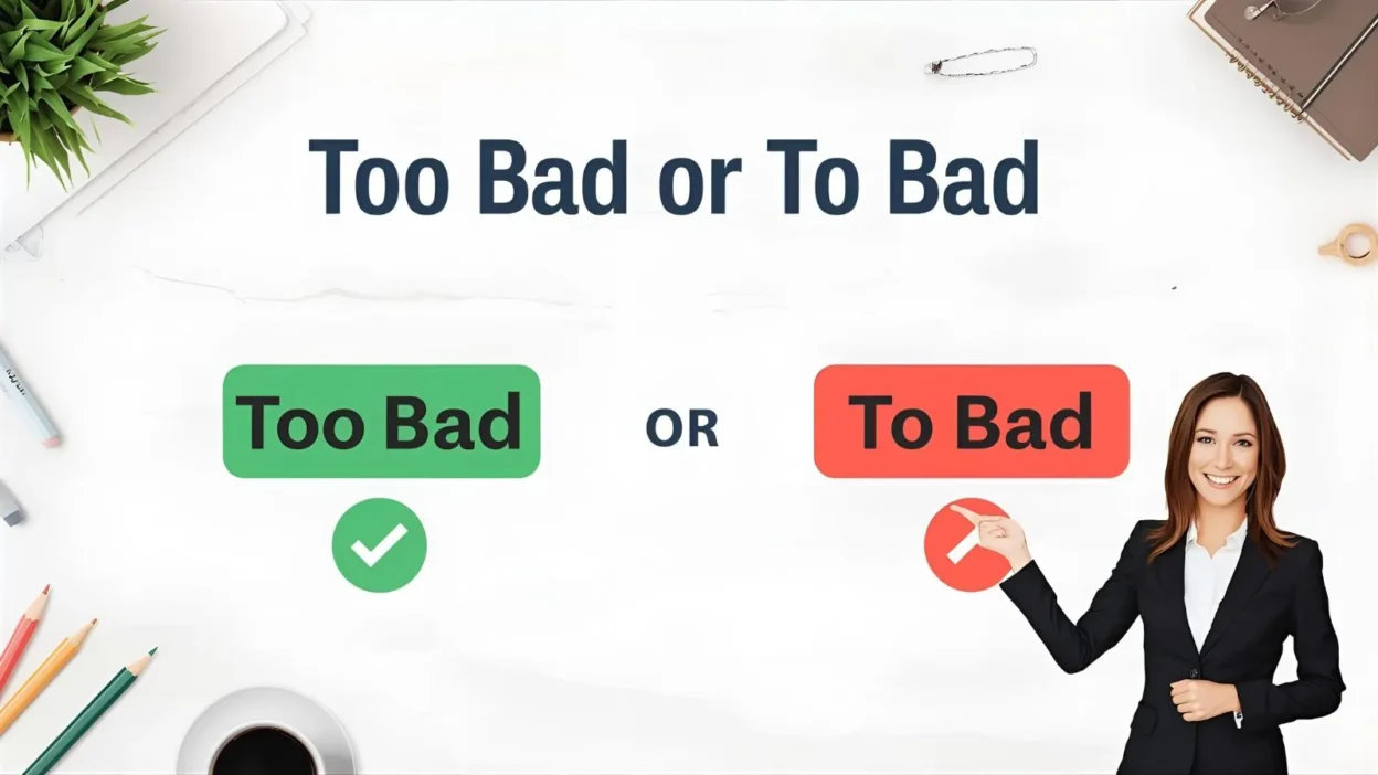 Too Bad or To Bad