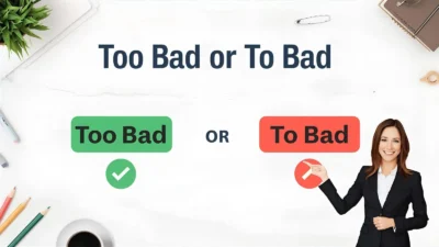 Too Bad or To Bad