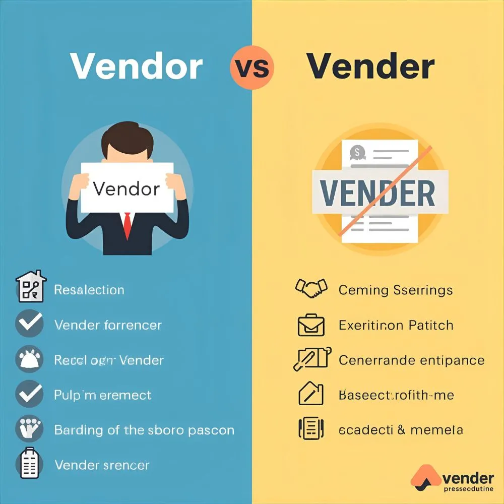 Vender vs Vendor 