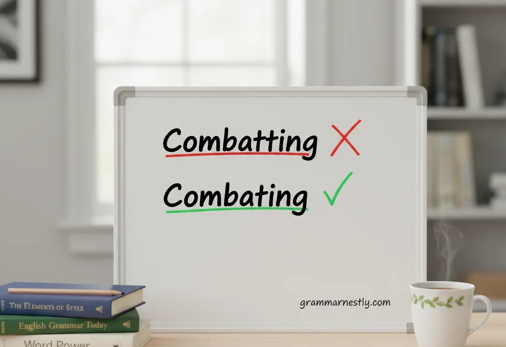 Combatting or Combating