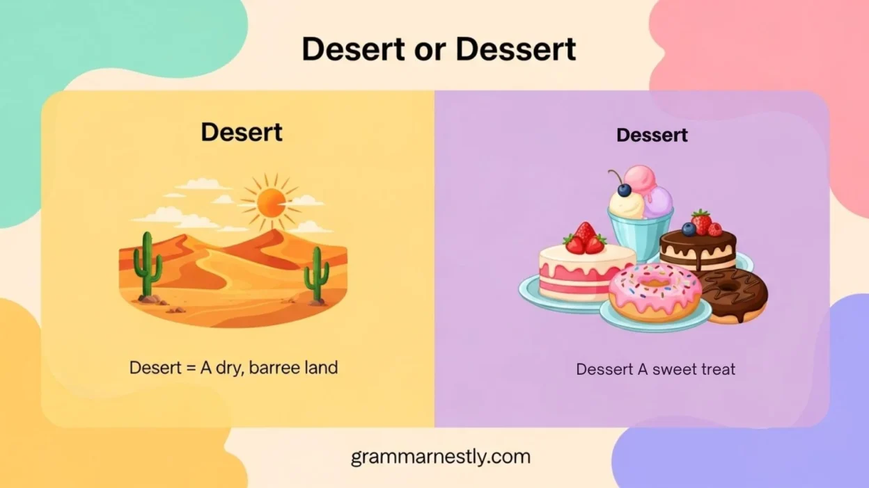 Desert or Dessert