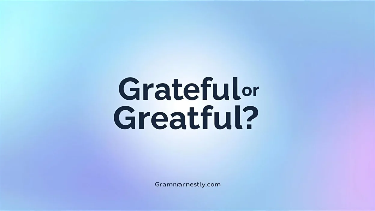 Grateful or Greatful