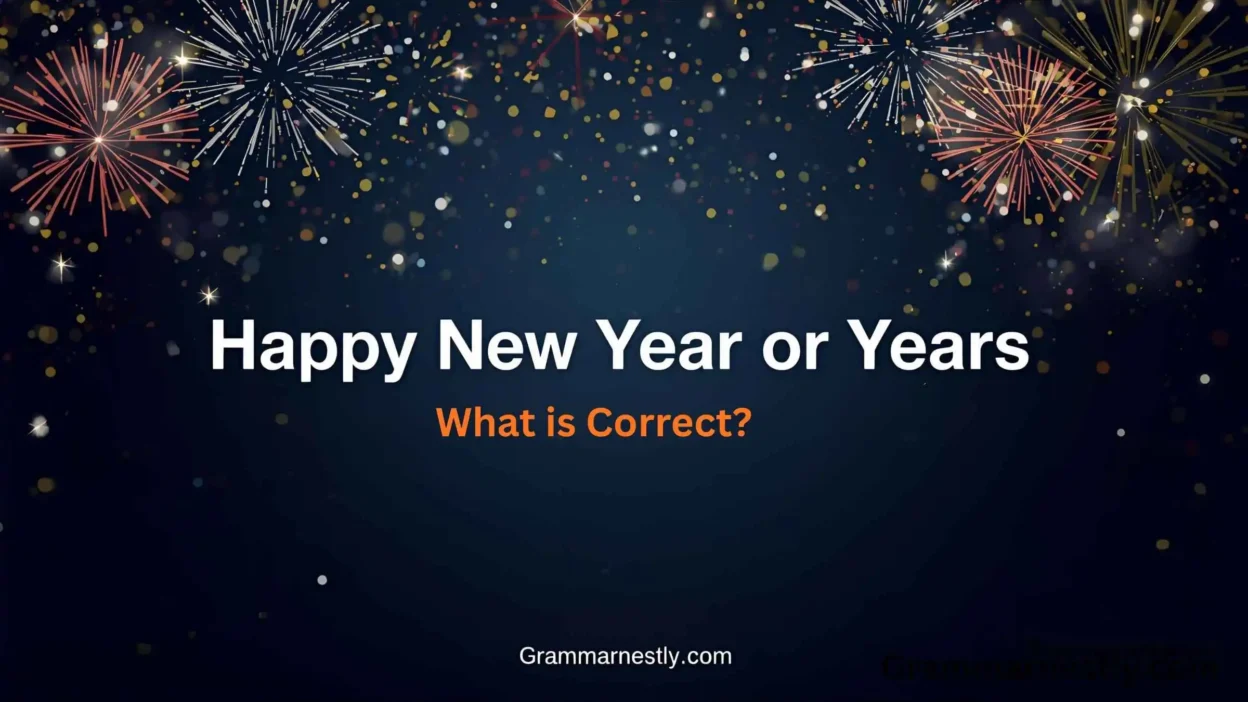 Happy New Year or Years