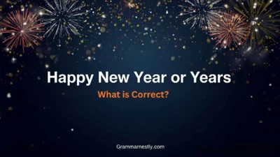 Happy New Year or Years