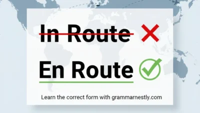 In Route or En Route