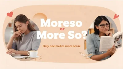 Moreso or More So