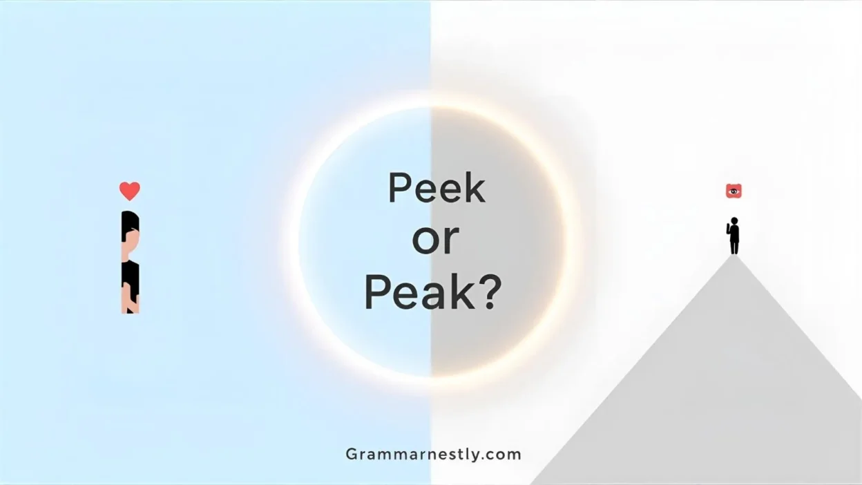 Peek or Peak