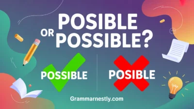 Posible or Possible