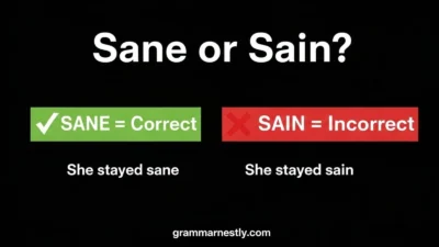 Sane or Sain