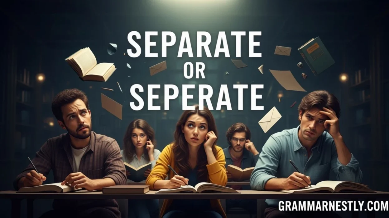 Separate or Seperate