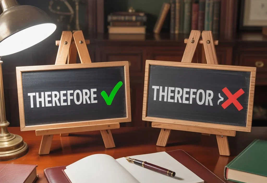 Therefore or Therefor